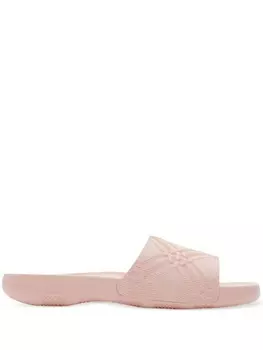 Burberry шлепанцы в клетку, розовый