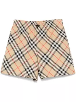 Burberry шорты в клетку Vintage Check, нейтральный