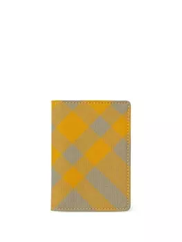 Burberry складной картхолдер в клетку, нейтральный цвет