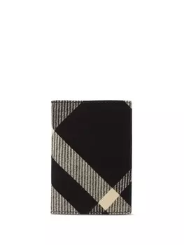 Burberry складной картхолдер в клетку, нейтральный цвет