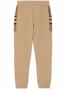 Burberry спортивная куртка в клетку, нейтральный цвет