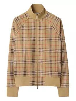 Burberry спортивная куртка в клетку, нейтральный