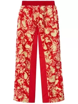 Burberry спортивные брюки Rose, красный