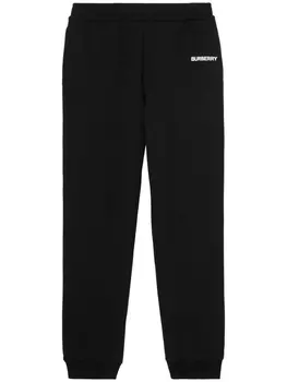 Burberry спортивные брюки с логотипом, черный