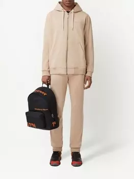 Burberry спортивные брюки с логотипом, нейтральный цвет