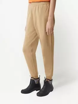 Burberry спортивные брюки с логотипом, нейтральный цвет