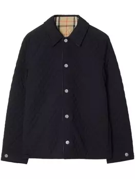 Burberry стеганая двусторонняя куртка, черный