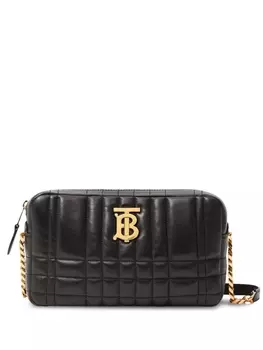 Burberry стеганая каркасная сумка Lola, черный