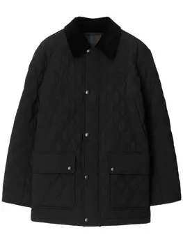 Burberry стеганая куртка, черный