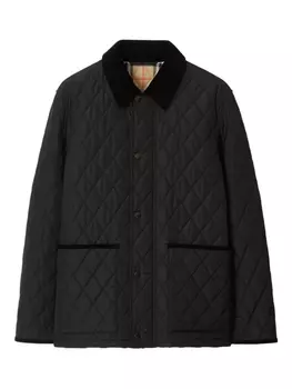 Burberry стеганая куртка, черный