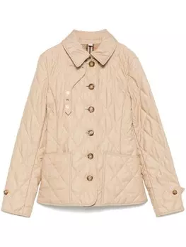 Burberry стеганая куртка, нейтральный