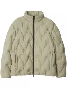 Burberry стеганая куртка-пуховик, нейтральный цвет