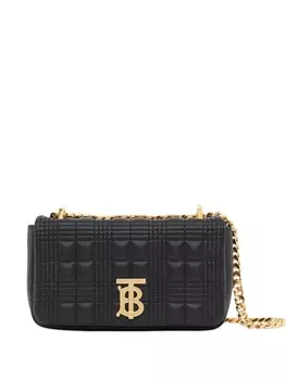 Burberry стеганая мини-сумка на плечо Lola, черный