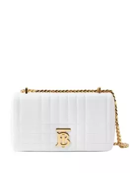 Burberry стеганая сумка через плечо Lola, белый