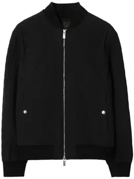Burberry стеганый бомбер, черный