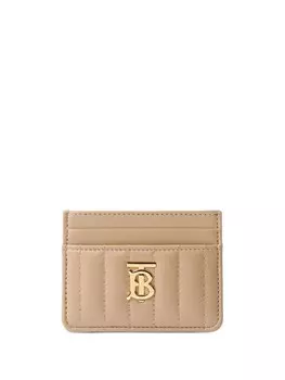 Burberry стеганый картхолдер Lola, нейтральный цвет