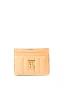 Burberry стеганый картхолдер Lola, оранжевый