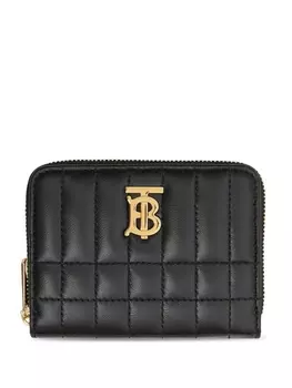 Burberry стеганый кошелек Lola, черный