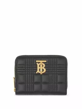 Burberry стеганый кошелек Lola на молнии, черный