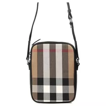 Burberry Сумка через плечо из хлопка, мужская, коричневого цвета