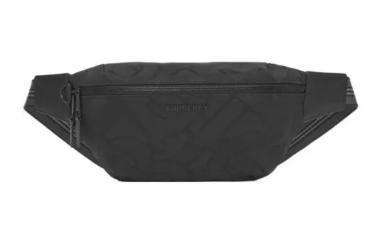 Burberry Сумка через плечо из полиэстера, сумка-слинг, поясная сумка, обычная мужская, черная