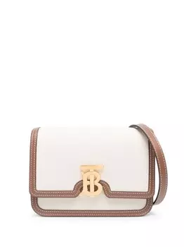 Burberry сумка через плечо с логотипом TB, нейтральный цвет