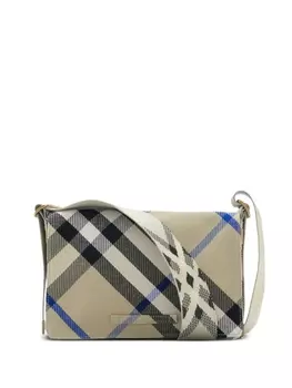 Burberry сумка через плечо Trench Check, нейтральный цвет