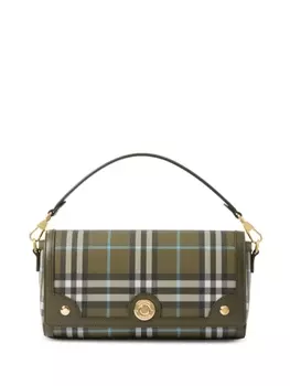 Burberry сумка через плечо в клетку, зеленый