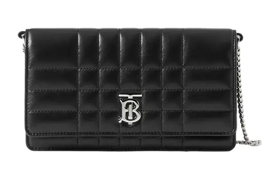 Burberry Сумка Lola Lola из овчины, женская, через плечо, черная
