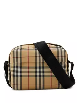 Burberry сумка-мессенджер Paddy в клетку Vintage Check, нейтральный цвет