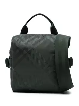 Burberry сумка на плечо в клетку Vintage Check, зеленый