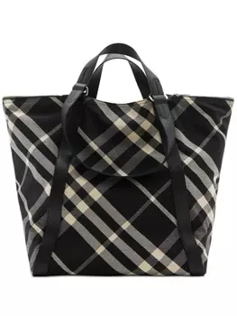 Burberry сумка-тоут Festival из канваса, черный