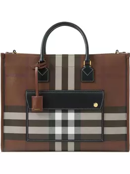 Burberry сумка-тоут Freya, коричневый