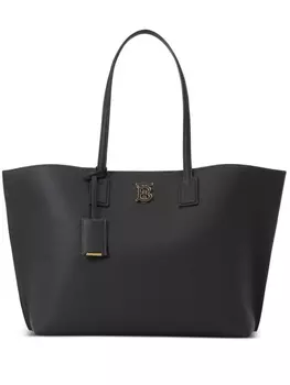 Сумка-тоут Burberry с логотипом, черный
