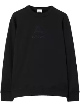 Burberry толстовка с вышитым логотипом EKD, черный