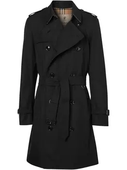 Burberry тренч Chelsea Heritage длины миди, черный