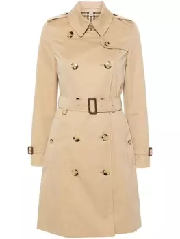 Burberry тренч Chelsea Heritage, нейтральный цвет