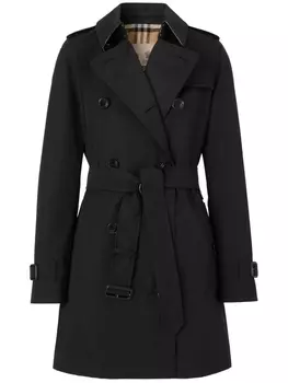 Burberry тренч Kensington Heritage, черный