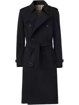 Burberry тренч Kensington Heritage, черный