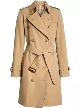 Burberry тренч Kensington Heritage, коричневый