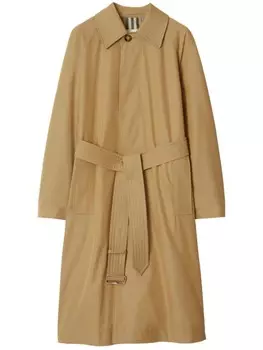 Burberry тренч с поясом, нейтральный цвет