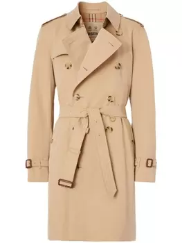 Burberry тренч The Kensington Heritage, нейтральный цвет