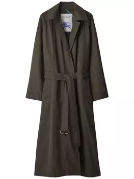 Burberry тренч в клетку, зеленый