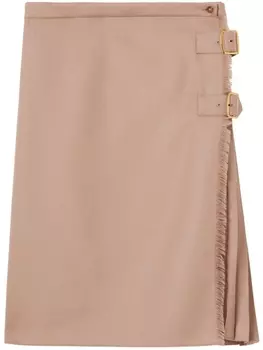 Burberry юбка с плиссировкой, нейтральный цвет