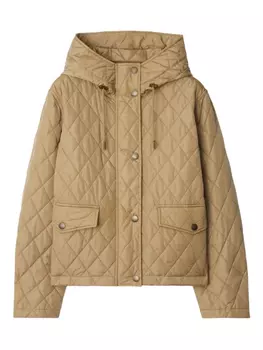 Burberry укороченная стеганая куртка, нейтральный