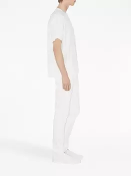 Burberry узкие джинсы средней посадки, белый