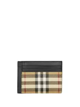 Burberry Vintage Check money-clip cardholder, нейтральный цвет