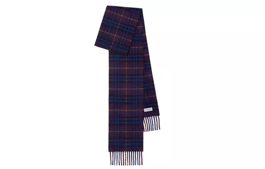 Burberry Вязаный шарф унисекс фиолетовые