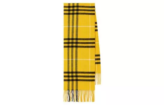Burberry Вязаный шарф женский желтые