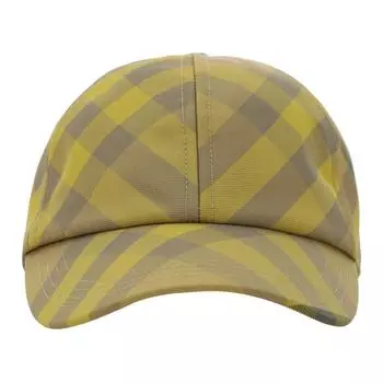 Burberry Женская бейсболка из полиэстера коричневого цвета